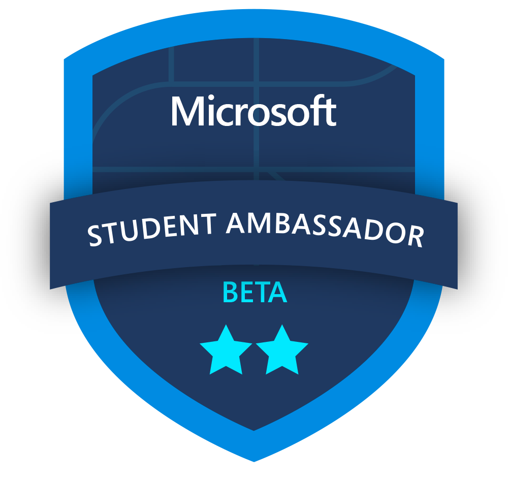 Microsoft Student Ambassador Badge